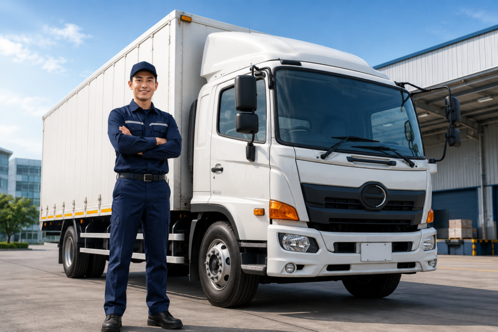 Pengemudi truk berpengalaman untuk kebutuhan distribusi, logistik, dan operasional proyek. Seluruh driver memiliki dokumen lengkap, memahami standar keselamatan kerja, dan siap mendukung kelancaran operasional perusahaan